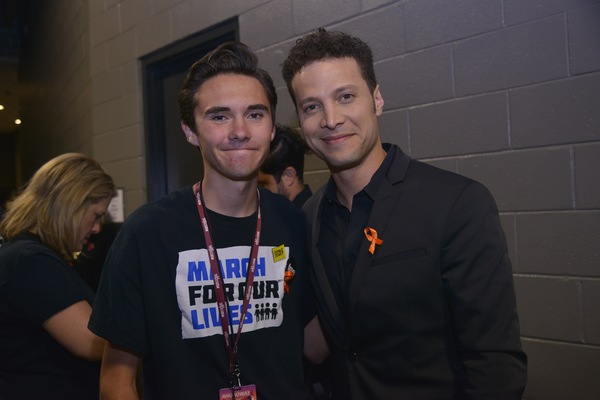 David Hogg and Justin Guarini Photo