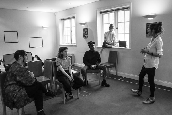 Photo Flash: Inside Rehearsal for GROTTY at The Bunker 