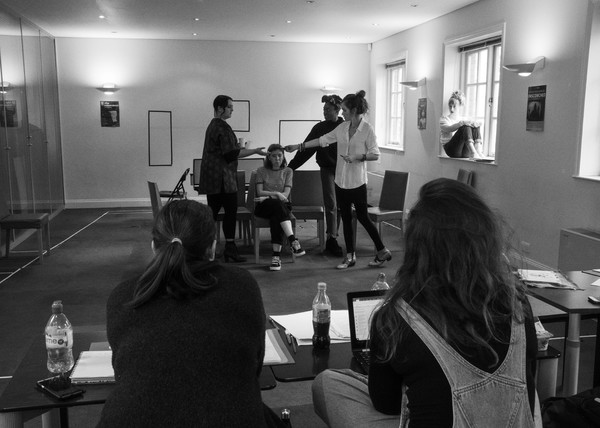 Photo Flash: Inside Rehearsal for GROTTY at The Bunker Image