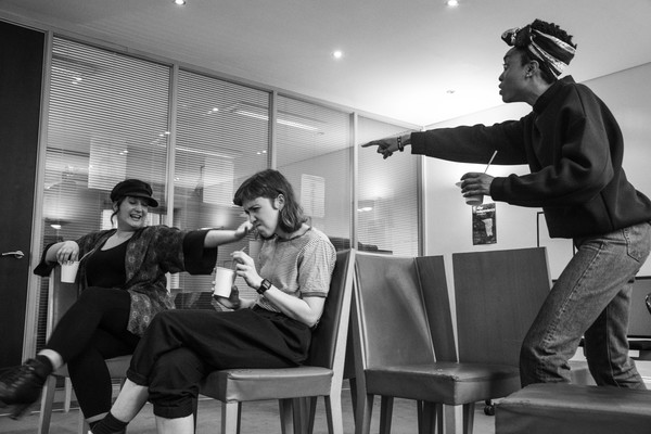Photo Flash: Inside Rehearsal for GROTTY at The Bunker Image