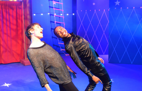 Pippin (Greg Gwyn) and The Leading Player (Gyasi J. Blanton) are on the right track i Photo
