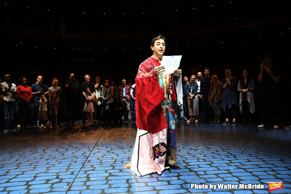 Exclusive Photo Coverage: Matt Wall Receives the Gypsy Robe for MY FAIR LADY! Image