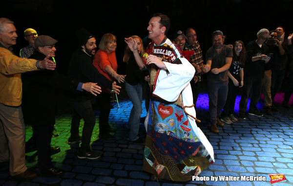 Matt Wall with Diana Rigg, Norbert Leo Butz and cast  Photo