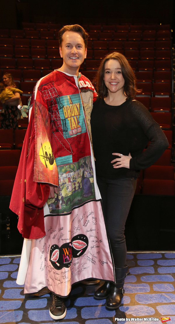 Exclusive Photo Coverage: Matt Wall Receives the Gypsy Robe for MY FAIR LADY! Image