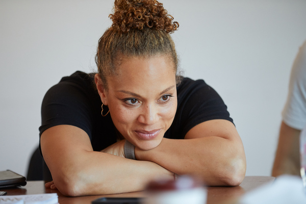 Photo Flash: In Rehearsal with Park Theatre's BUILDING THE WALL Image