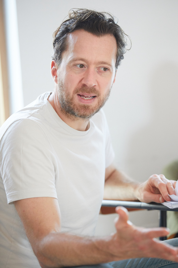 Photo Flash: In Rehearsal with Park Theatre's BUILDING THE WALL Image