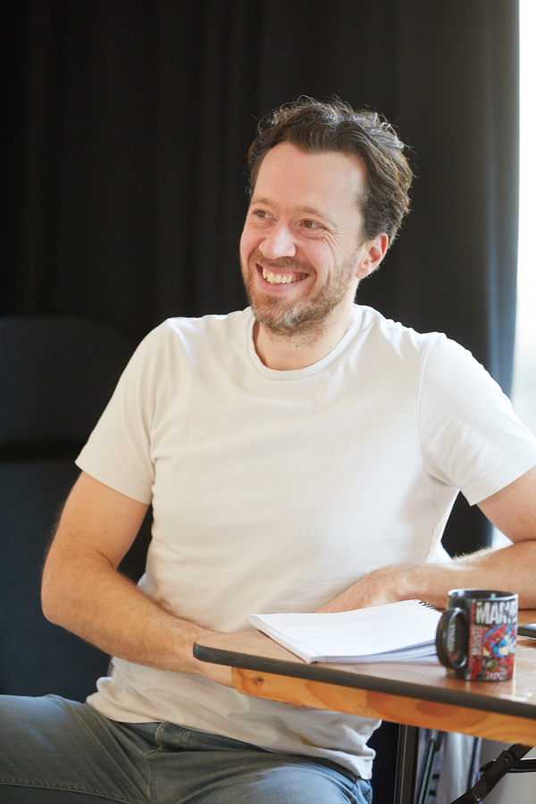 Photo Flash: In Rehearsal with Park Theatre's BUILDING THE WALL Image