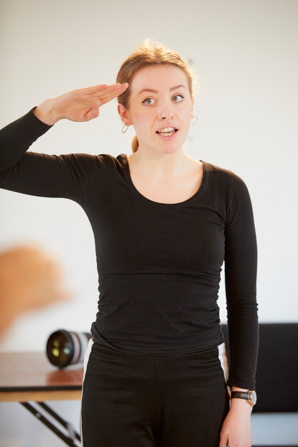 Photo Flash: In Rehearsal with Park Theatre's BUILDING THE WALL Image