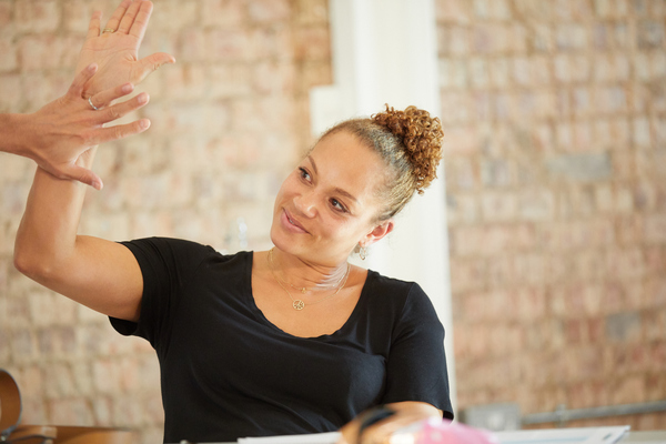 Photo Flash: In Rehearsal with Park Theatre's BUILDING THE WALL Image