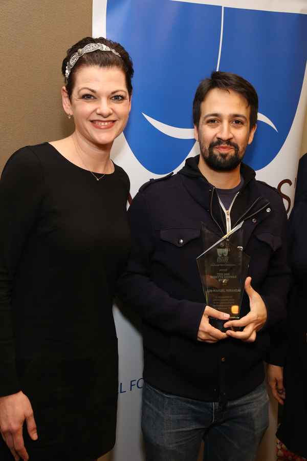 Photo Flash: Lin-Manuel Miranda Receives the 2018 Rosetta LeNoire Award Image