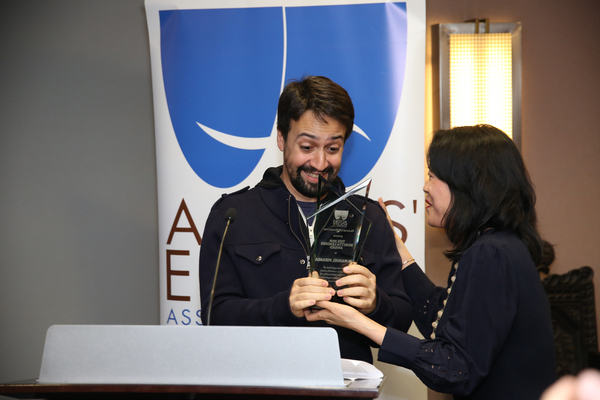 Photo Flash: Lin-Manuel Miranda Receives the 2018 Rosetta LeNoire Award Image