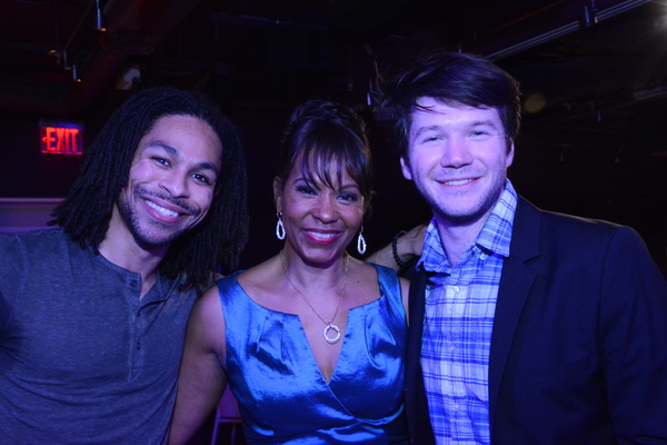 Brandon Kazew-Maddox, Gayle Samuels and James Caverly Photo