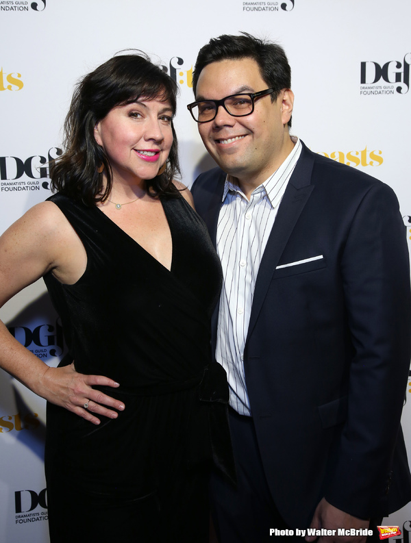 Kristen Anderson-Lopez and Robert Lopez  Photo