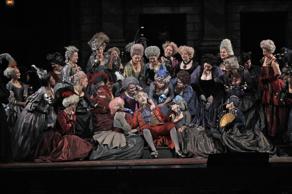 Laurent Naouri as Capulet in Gounod's RomÃ©o et Juliette. Photo by Ken Howard/Metro Photo