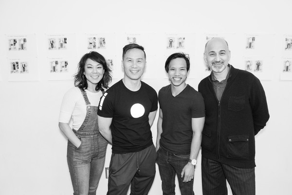 Ali Ahn, BD Wong, Tony Aidan Vo, and Ned Eisenberg Photo