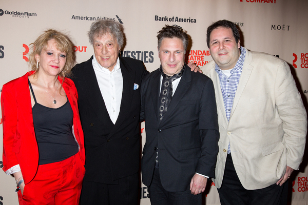 Sonia Friedman, Tom Stoppard, Patrick Marber, David Babani Photo