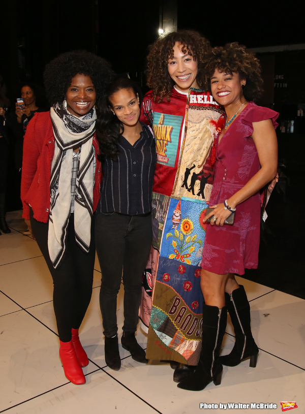 Afra Hines with LaChanze, Storm Lever and Ariana DeBose  Photo