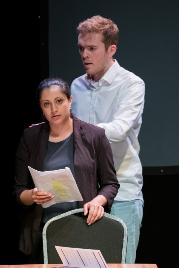 Serin Ibrahim as HER and Samuel Lane as HIM in HER, HIM, MOTHER AND OTHER by Andy Pil Photo