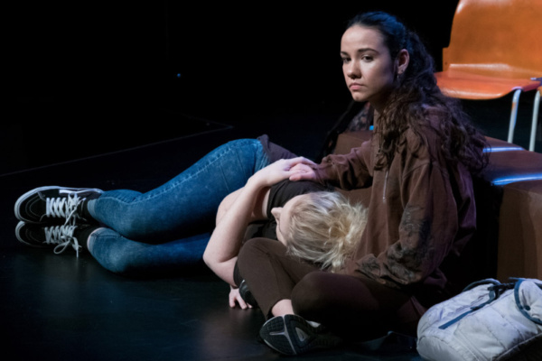Katrina McKeever as AINE and Sarah Agha as CLAIRE in ST CHRISTOPHER by Conor Gormally Photo