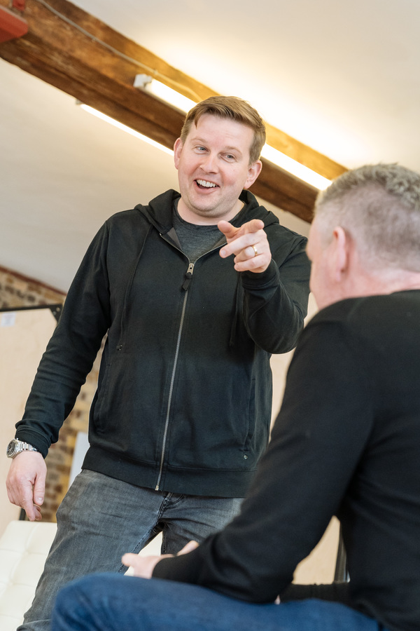 Photo Flash: In Rehearsal with THE GRONHOLM METHOD at Menier Chocolate Factory Image