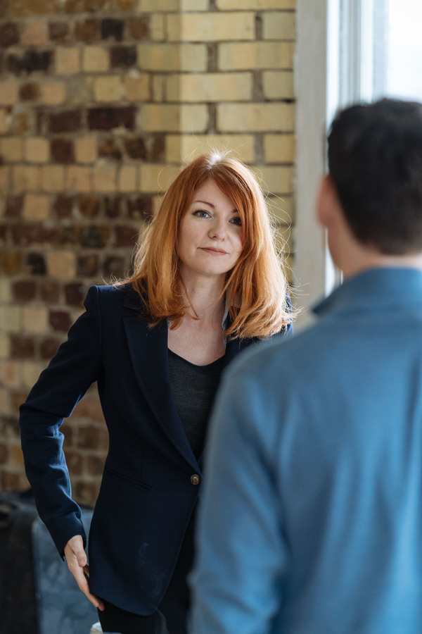 Photo Flash: In Rehearsal with THE GRONHOLM METHOD at Menier Chocolate Factory Image