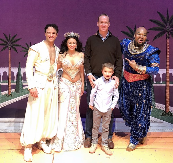 Photo Flash: Peyton Manning Attends ALADDIN in Denver Image
