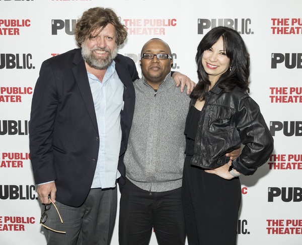 Public Theater Artistic Director Oskar Eustis, Director Robert Oâ€™Hara, and Dir Photo