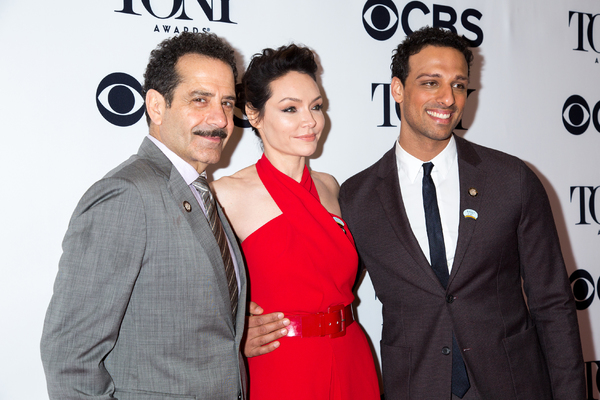 Tony Shalhoub, Katrina Lenk, Ari'el Stachel Photo