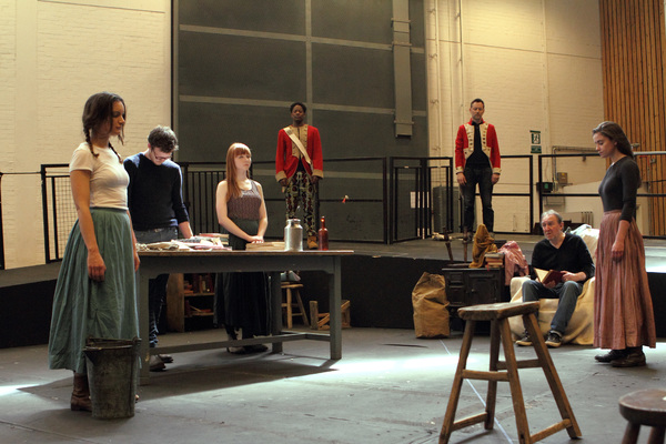 Photo Flash: Inside Rehearsal For TRANSLATIONS at the National Theatre 