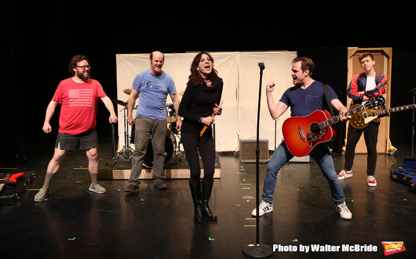 Photo Coverage: The Cast of GETTIN' THE BAND BACK TOGETHER Has a Band Jam Session! Image