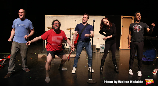 Photo Coverage: The Cast of GETTIN' THE BAND BACK TOGETHER Has a Band Jam Session! Image