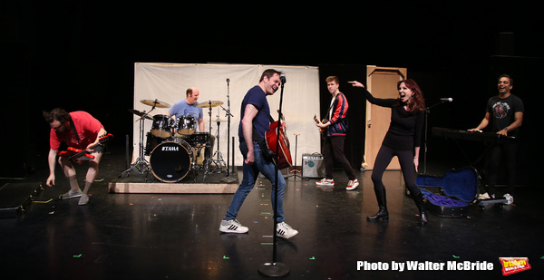 Photo Coverage: The Cast of GETTIN' THE BAND BACK TOGETHER Has a Band Jam Session! Image