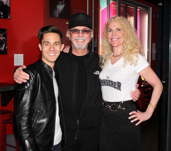 Mike Wartella, Dion DiMucci  and Jill Menza Photo