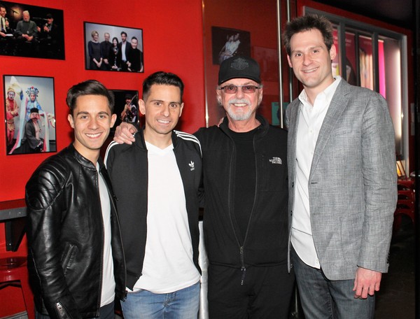 Mike Wartella, Charles Messina, Dion DiMucci  and Kenneth Ferrone Photo