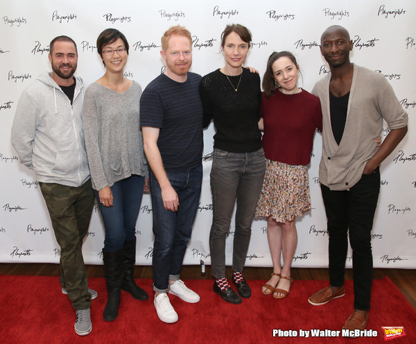 Ian Harvie, Cindy Cheung, Jesse Tyler Ferguson, Dolly Wells, Talene Monahon, and Phil Photo