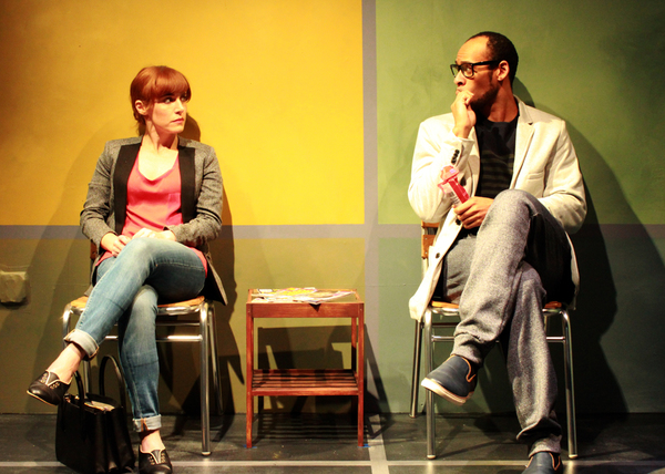 Lola Kelly as June and Ahmed T. Brooks as Khalil Photo