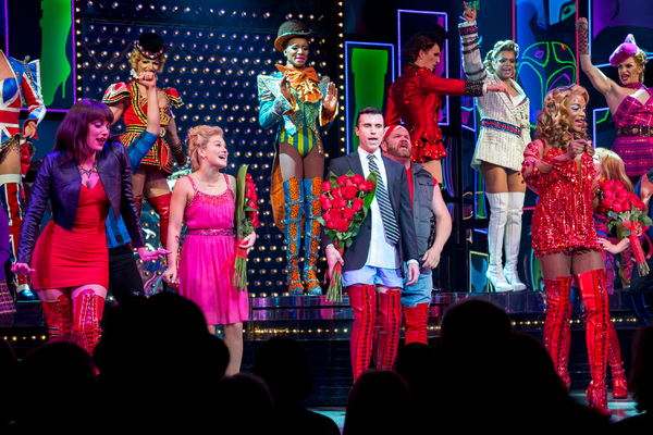 Photo Coverage: Tyler Glenn and Carrie St. Louis Take Their First Bows In KINKY BOOTS Image