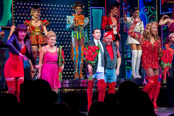 Photo Coverage: Tyler Glenn and Carrie St. Louis Take Their First Bows In KINKY BOOTS Image
