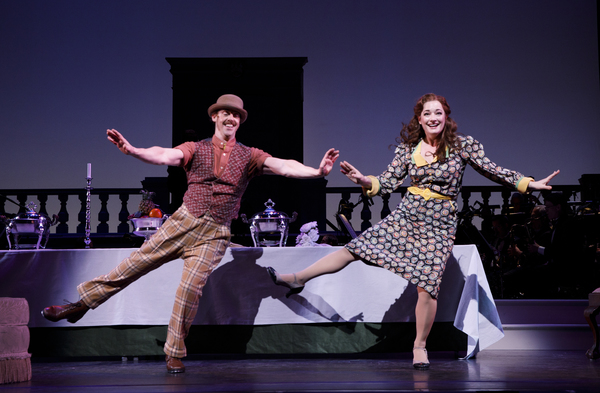 Christian Borle and Laura Michelle Kelly Photo