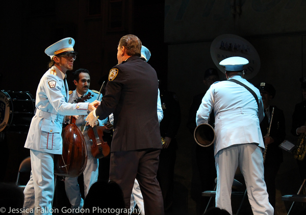Photo Coverage: The NYPD Band Visits THE BAND'S VISIT Image