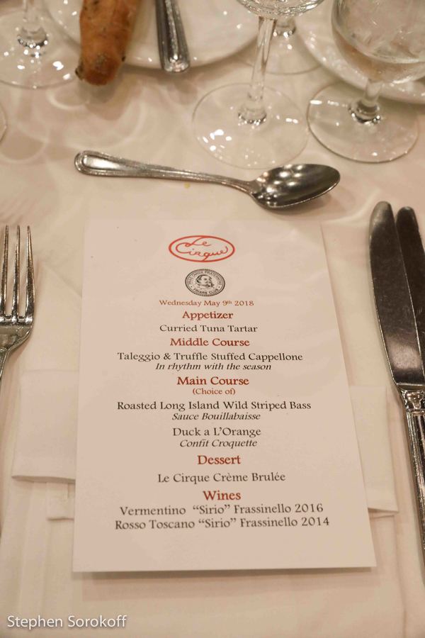 Photo Coverage:  Dean Larry King at His Table as The Friars Club Salutes Le Cirque 