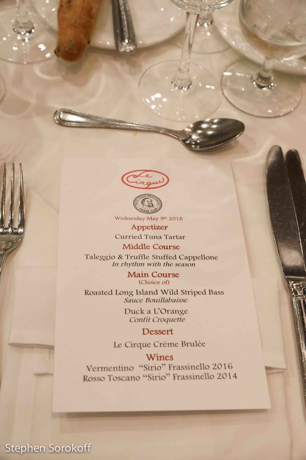 Photo Coverage: Dean Larry King at His Table as The Friars Club Salutes Le Cirque Image