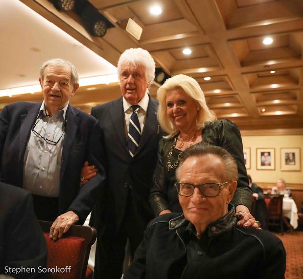 Photo Coverage: Dean Larry King at His Table as The Friars Club Salutes Le Cirque Image