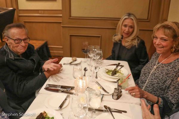 Photo Coverage:  Dean Larry King at His Table as The Friars Club Salutes Le Cirque 
