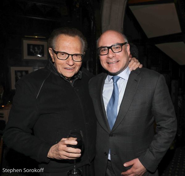 Photo Coverage: Dean Larry King at His Table as The Friars Club Salutes Le Cirque Image