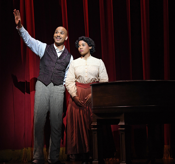 Jared Joseph and Danyel Fulton in Asolo Rep's production of RAGTIME. Photo by Cliff R Photo