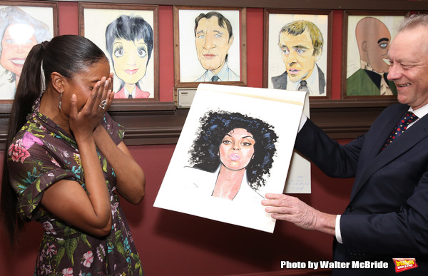 Photo Coverage: Condola Rashad Receives Her Portrait at Sardi's Image