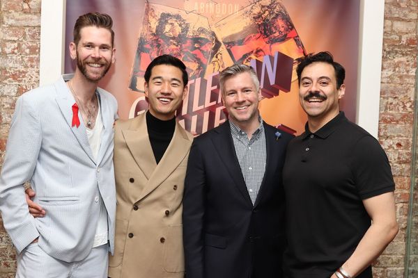 Playwright Philip Dawkins, Daniel K. Isaac, Director Tony Speciale, Juan Francisco Vi Photo