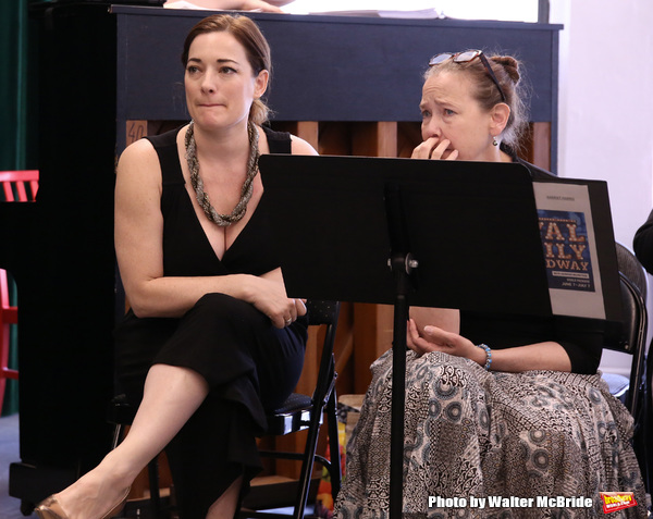Laura Michelle Kelly and Harriet Harris Photo