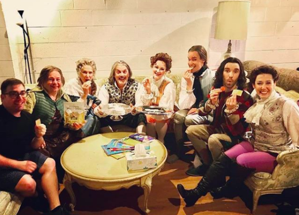 Photo Flash: Christy Altomare Gives Max von Essen an Intermission Snack, and More Saturday Intermission Pics! Image